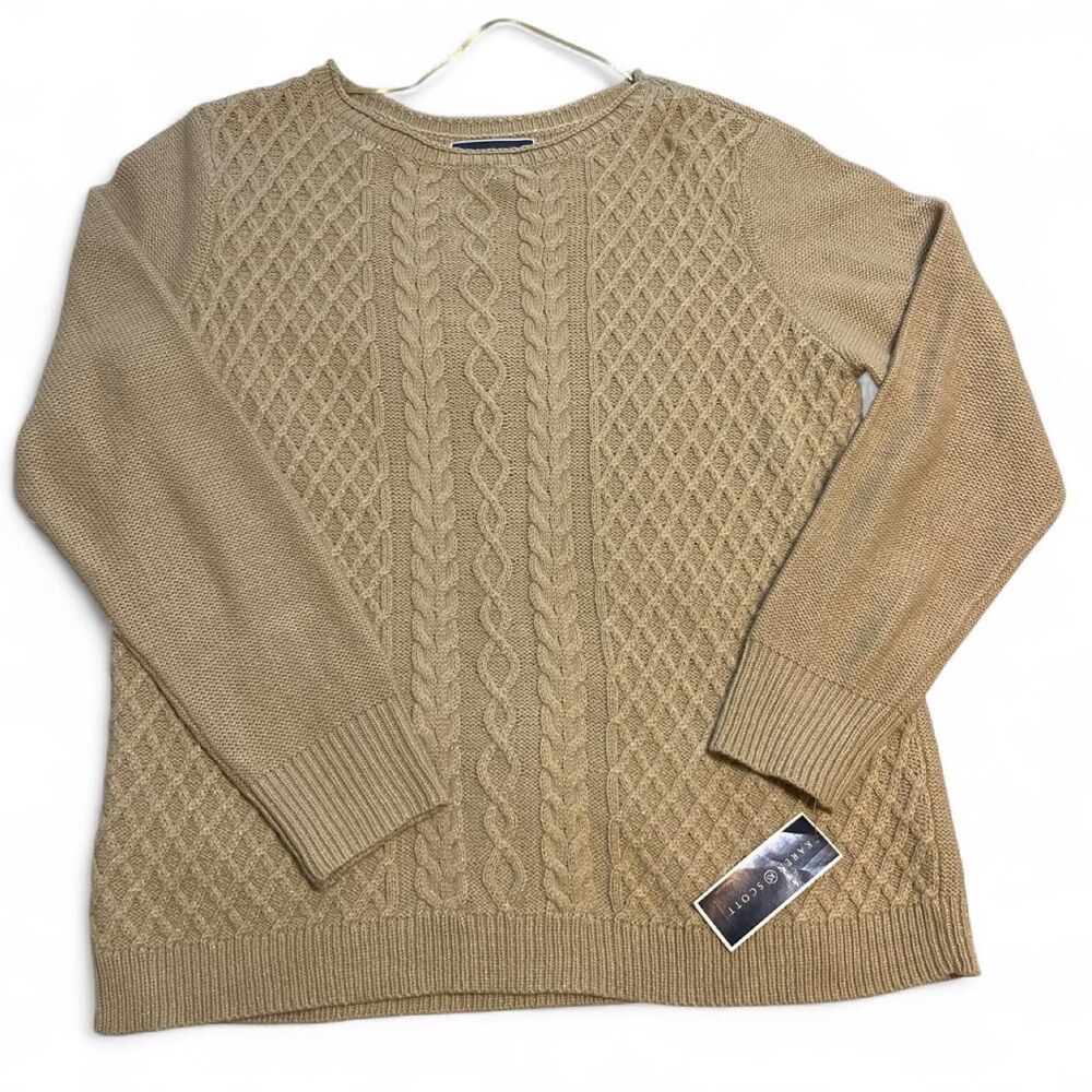 NWT Karen Scott for Macy's Cable Knit sweater